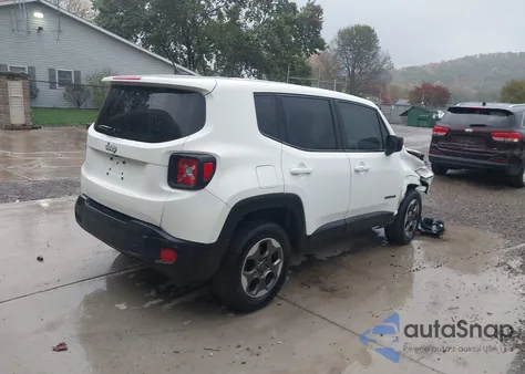 2016 Jeep Renegade Sport from USA, damaged, VIN ZACCJBATXGPC95935